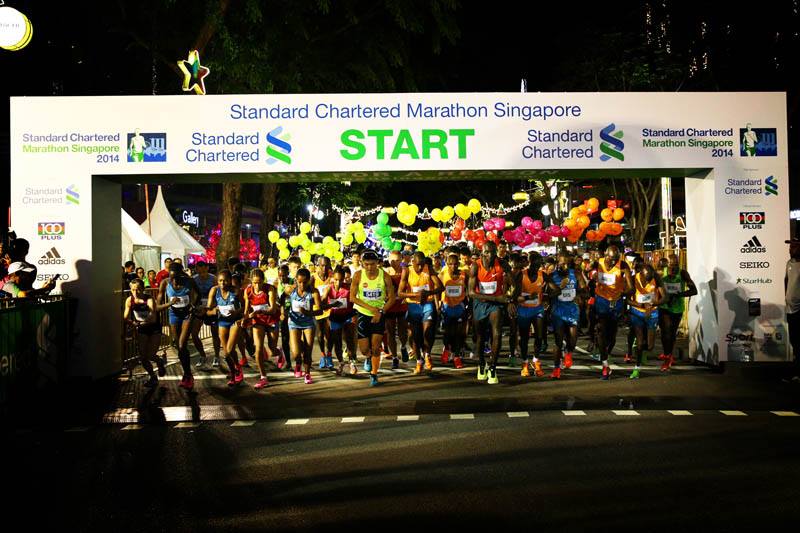 The Elites were first to be flagged off at 5:01AM !
