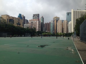 Huge ball games area at V Park
