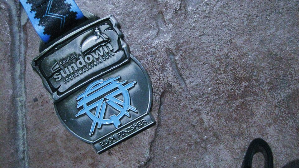My finisher medal