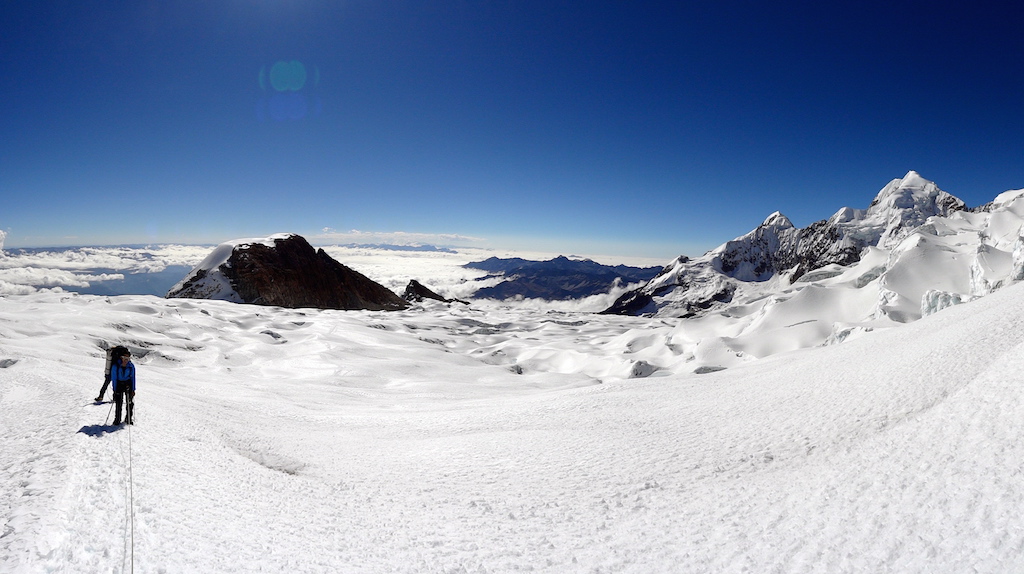 Mount Anchohuma (6427m) in Bolivia - Reached 5600m (2012)