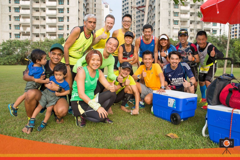 L-R : (back) Nel, Karl, Shaofei (mid) William, Faith, Jason Cheong, Lily, Esmond, Daniel (front) Jeeb Akid, Lena, Joseph Wong, myself, EuGene Aw + the one-wheeled cooler box