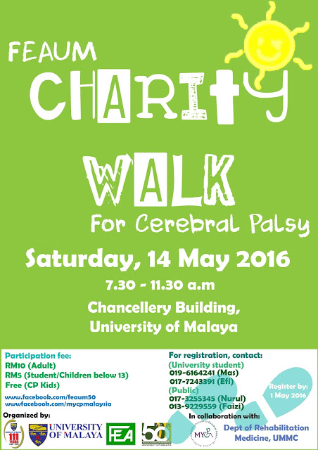 FEAUM Charity Walk for Cerebral Palsy 2016