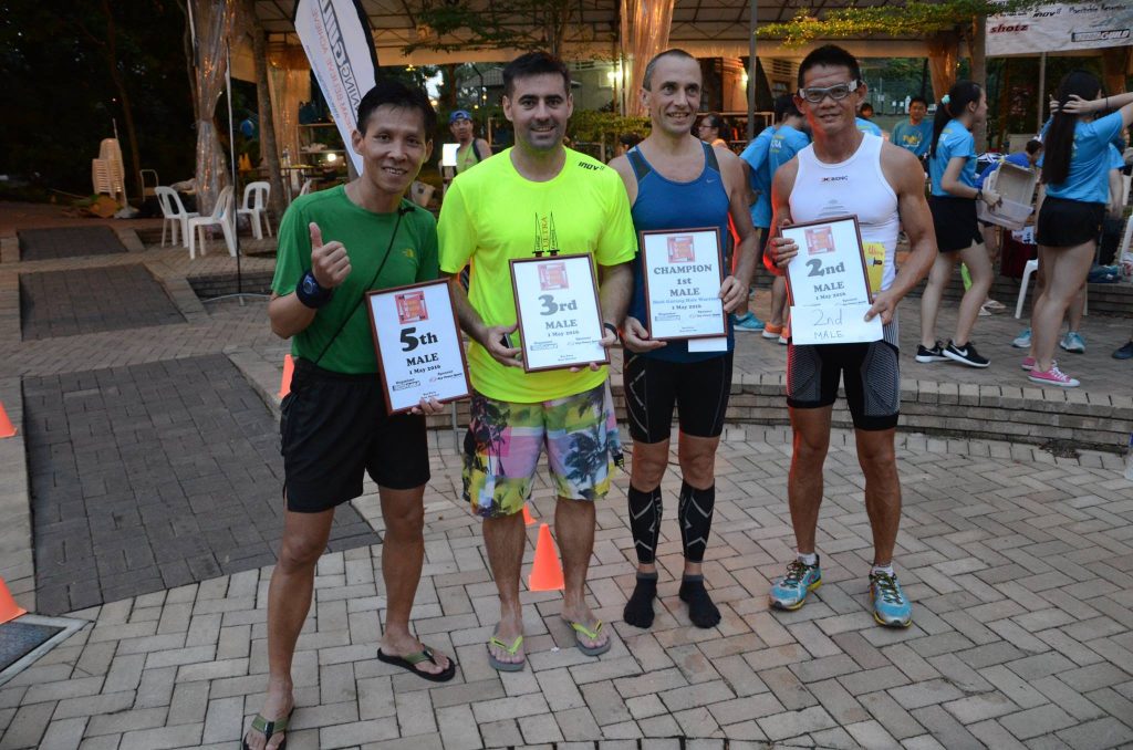 Men's Top 5 Finishers (4th not in picture)
