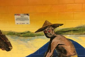Dirty looking uncle staring at you in an underpass..