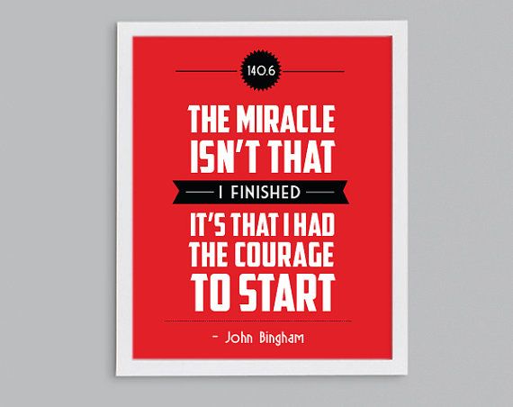 Courage to start