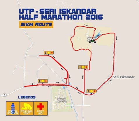 Utp Seri Iskandar Half Marathon 2016 Justrunlah