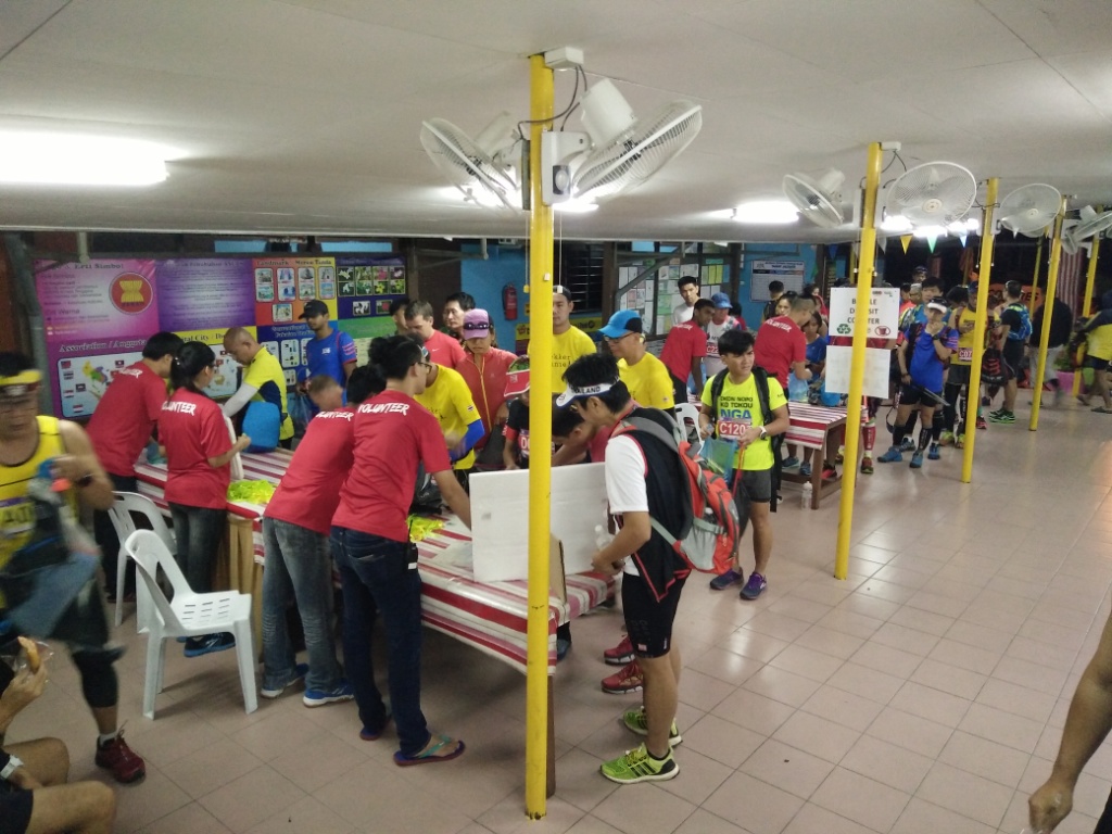Mandatory gear check for 50km runners