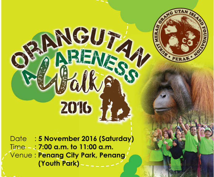 Orangutan Awareness Walk 2016