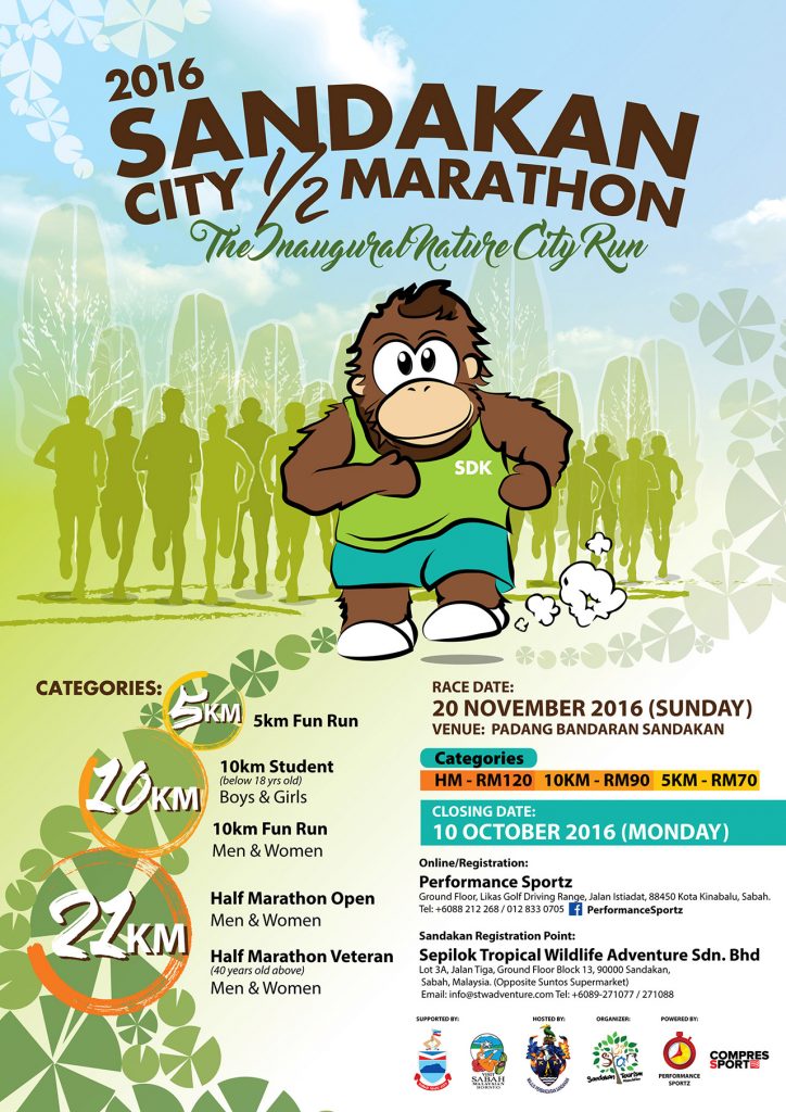 Sandakan City Half Marathon 2016