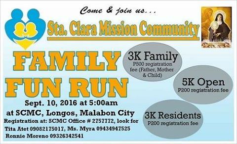 Sta. Clara Mission Community Fun Run 2016