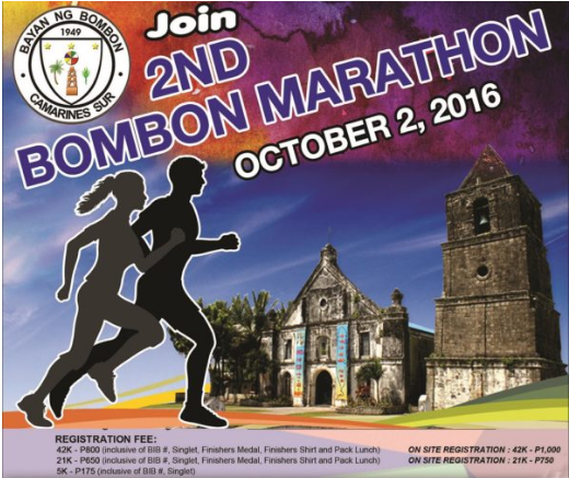 2nd Bombon Marathon 2016