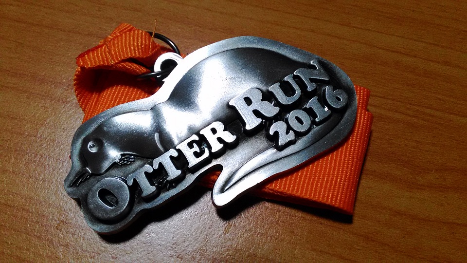The adorable Finisher's medal.