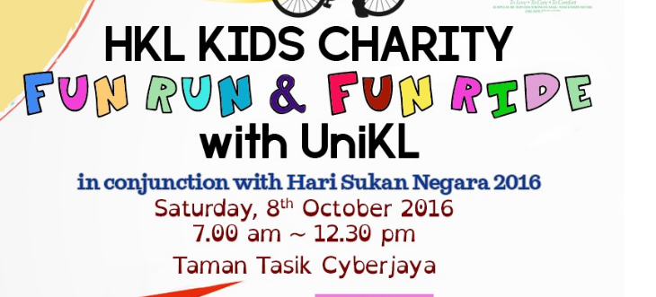 HKL KIDS Charity Fun Run and Fun Ride with UniKL 2016
