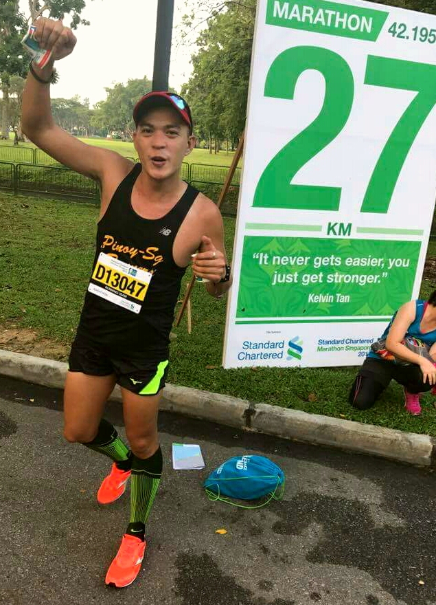 Whoa! Still looking great at the 27 km though I feel I am going to collapse anytime soon! Photo Credit: SY Snowy