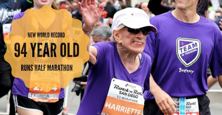 94 Year Old Woman Breaks World Half Marathon Record