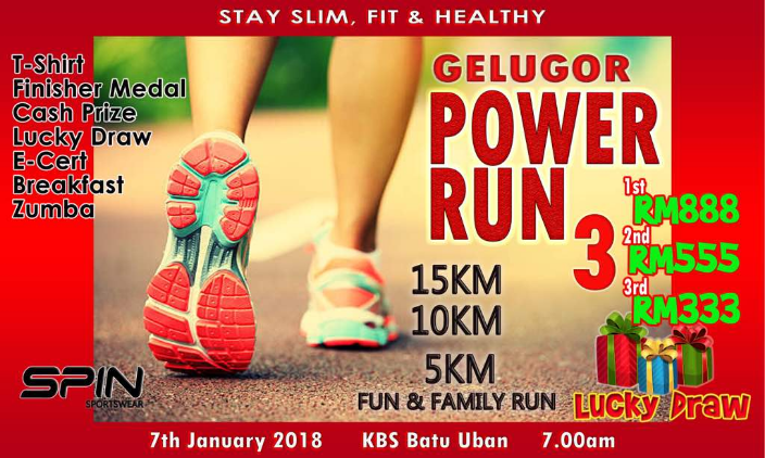 Gelugor Power Run 3 2018