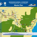 Athens Marathon Course map