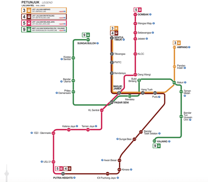 kl lrt map 2018 kl lrt map 2018