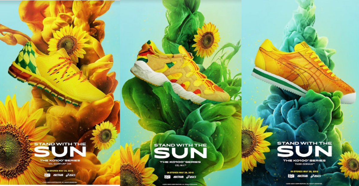 asics sunflower shoes