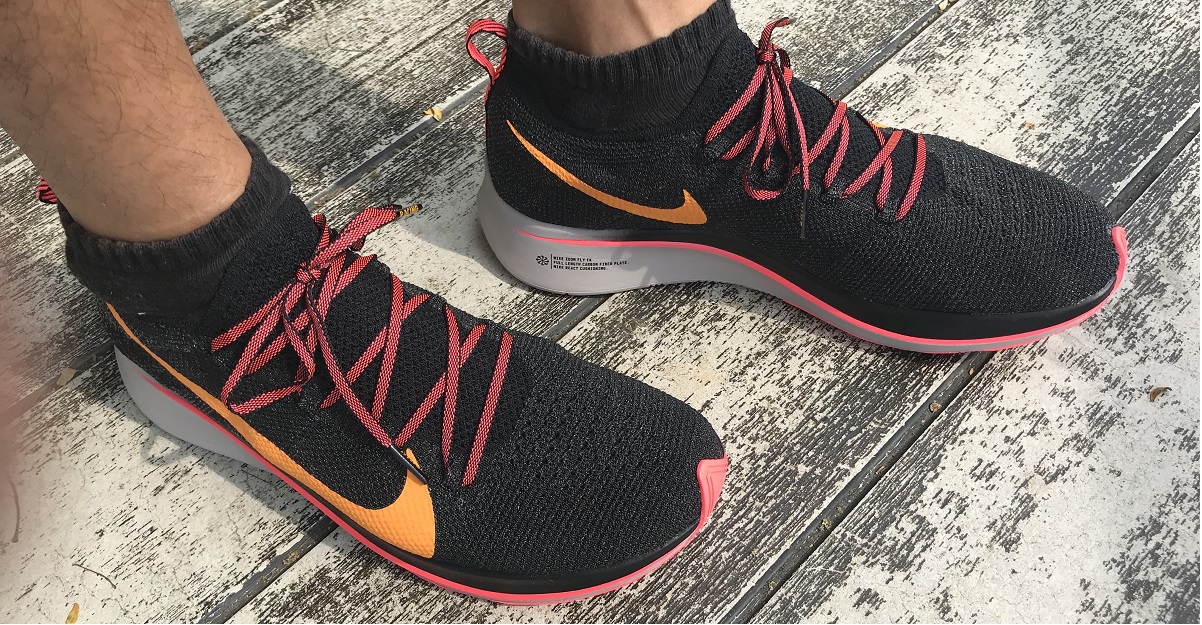 Composition Tariff Alleviation Gear Review: Nike Zoom Fly Flyknit | JustRunLah!