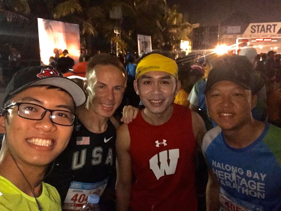 Runners before the start