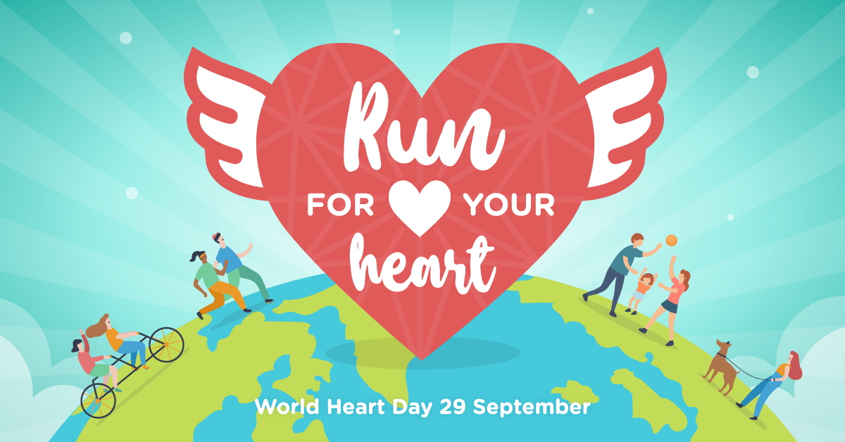 Logo of Run For Your Heart Virtual Run 2020