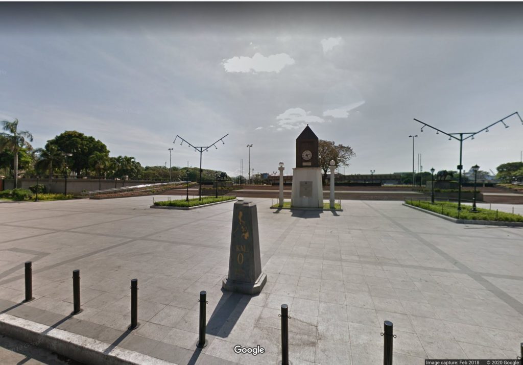 Kilometer 0 Post, Rizal Park, Manila, Philippines