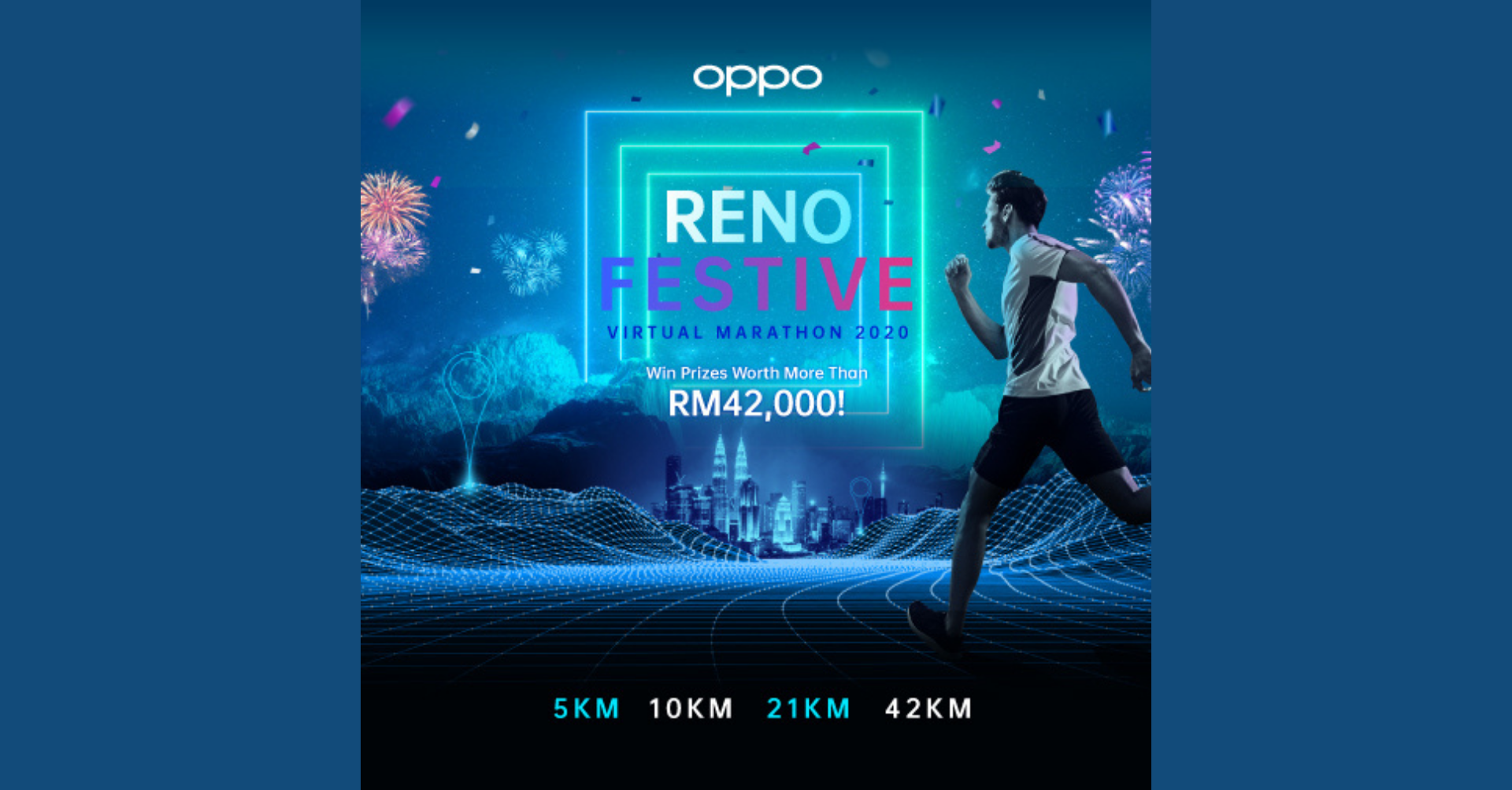 Logo of OPPO Reno Festive Virtual Marathon 2020