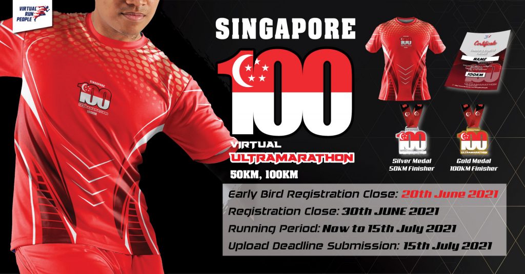 [Virtual] – Singapore 100 Virtual UltraMarathon 2021