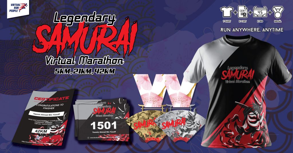 [Virtual] – Legendary Samurai Virtual Marathon