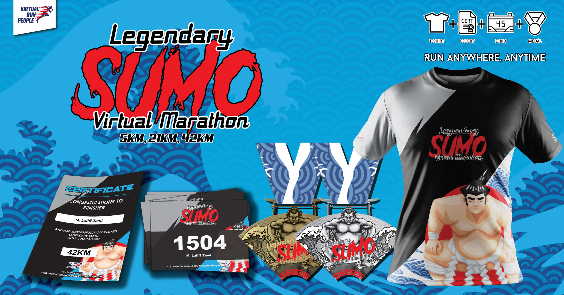 Logo of Legendary Sumo Virtual Marathon 2021