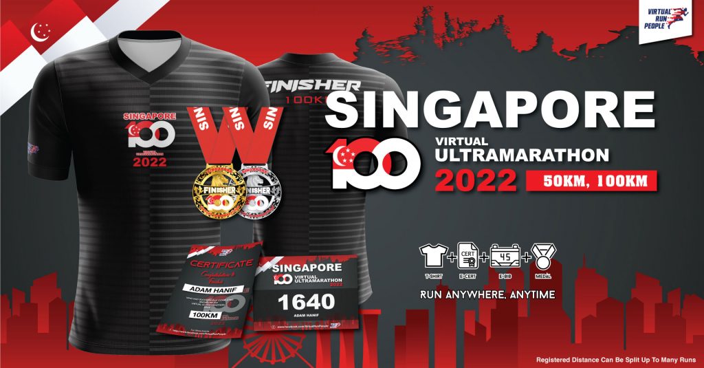 [Virtual] – Singapore 100 Virtual UltraMarathon 2022