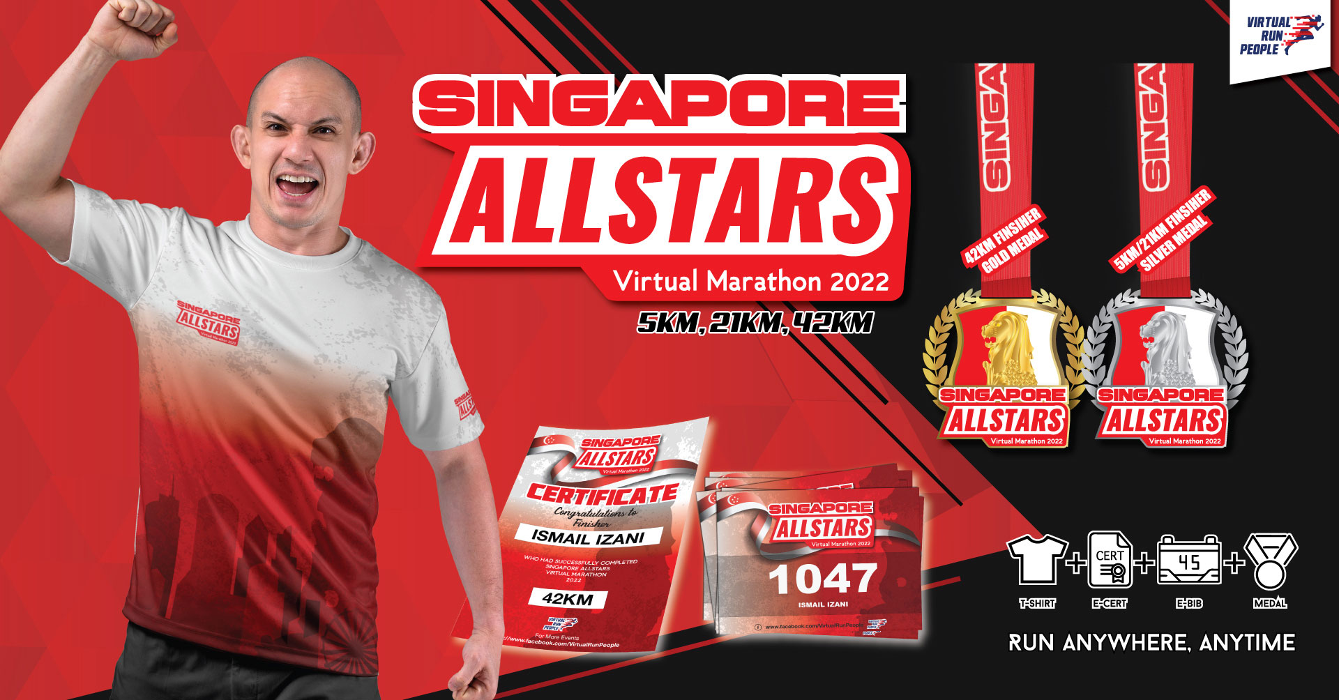 Logo of Singapore AllStars Virtual Marathon 2022