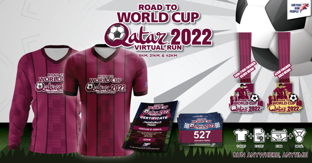 [Virtual] – Road To World Cup Qatar 2022 Virtual Run