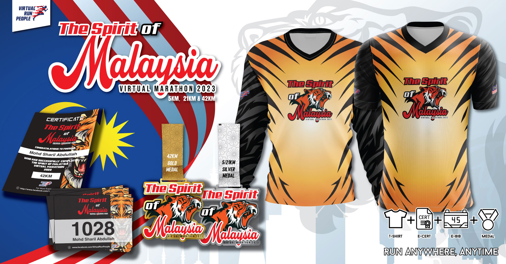 Logo of Spirit of Malaysia Virtual Marathon 2023
