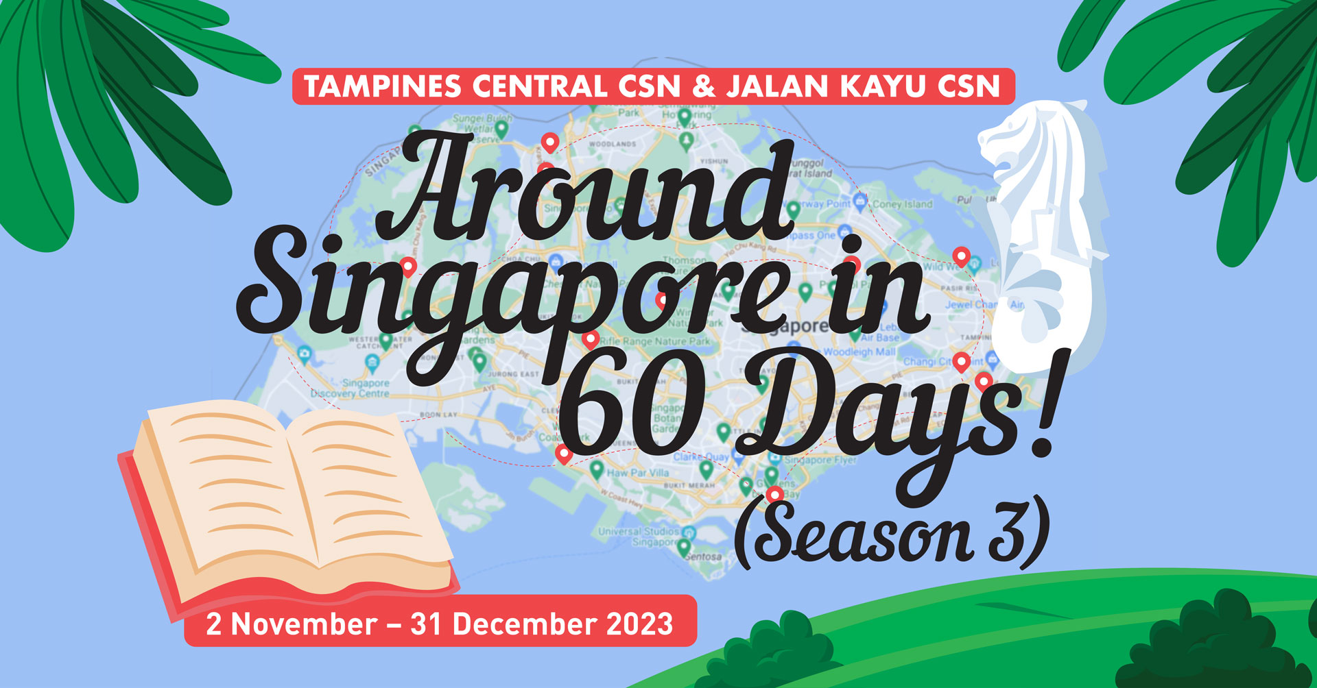 Logo of Around Singapore in 60 Days! (Season 3) 2023