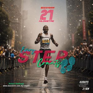 Every Step Counts Virtual Run 2026 – 21KM
