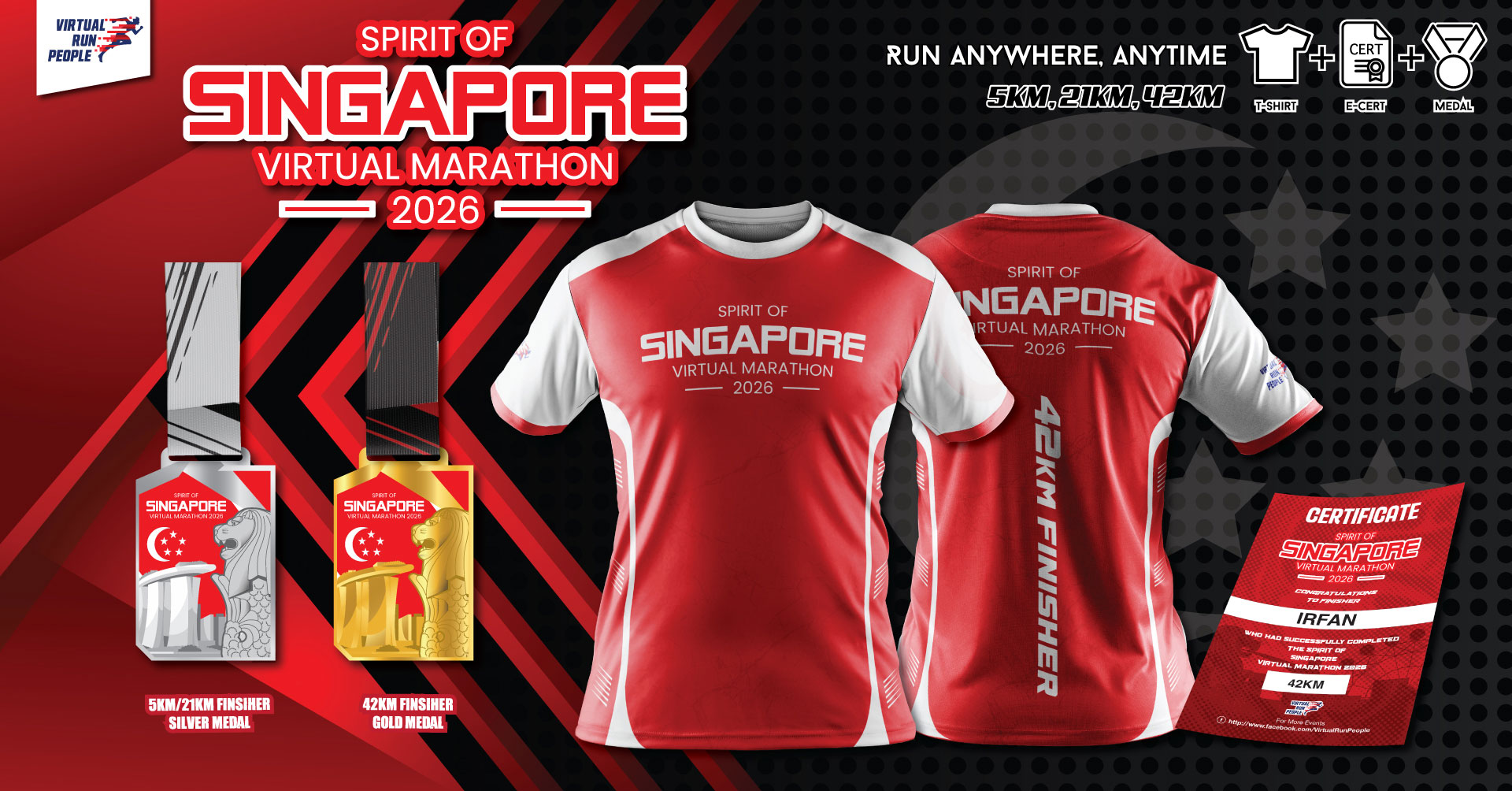 Logo of Spirit of Singapore Virtual Marathon 2026