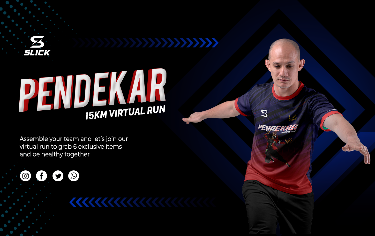 Logo of Pendekar Virtual Run 2022