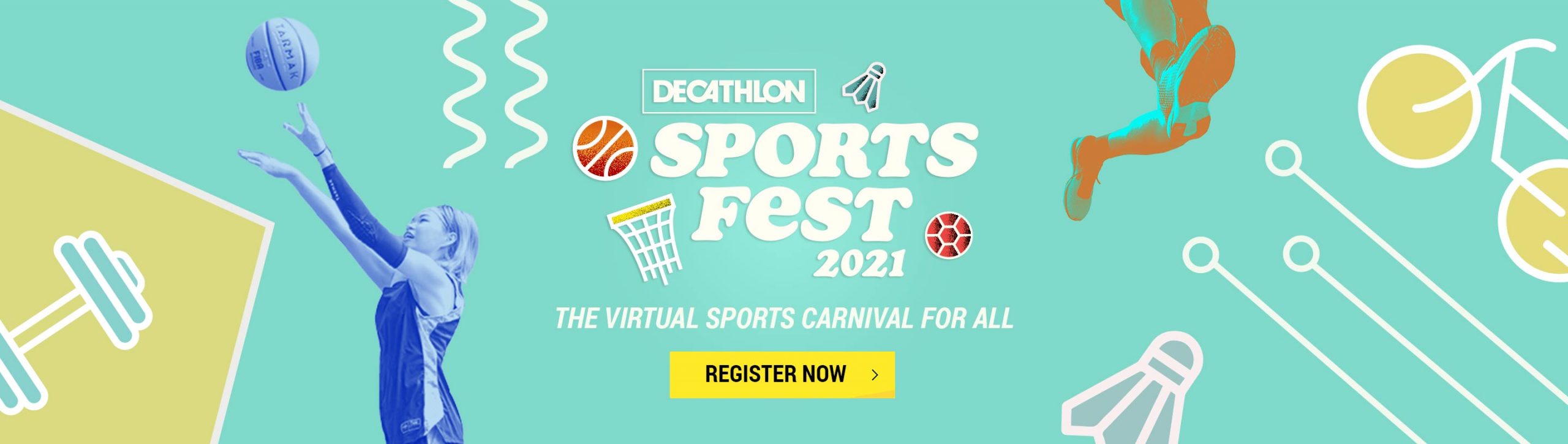 Logo of Decathlon Sports Fest 2021