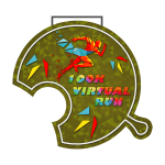 FINISHER 100KM CHALLENGE 2021 MEDAL TRANSPARENT_YELLOW