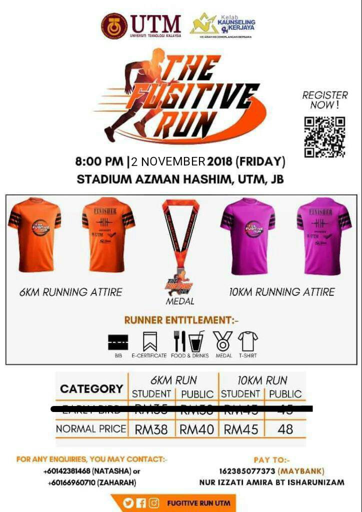 The Fugitive Run 2018 Justrunlah