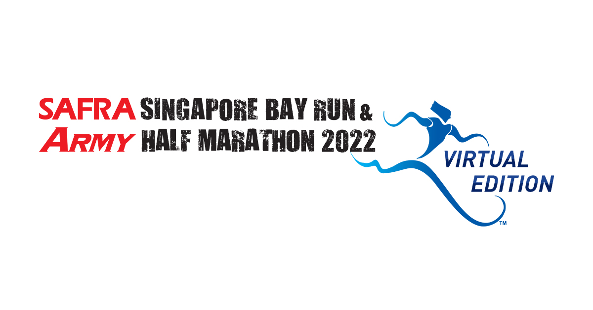 Logo of SAFRA Singapore Bay Run & Army Half Marathon 2022 Virtual Edition