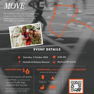 PAZZION Singapore Walk-and-Run Event Supporting World Vision Singapore’s ‘Global 6K For Water’