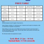 Price Table