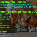 Registration Fees – Nasi Lemak Run 2020