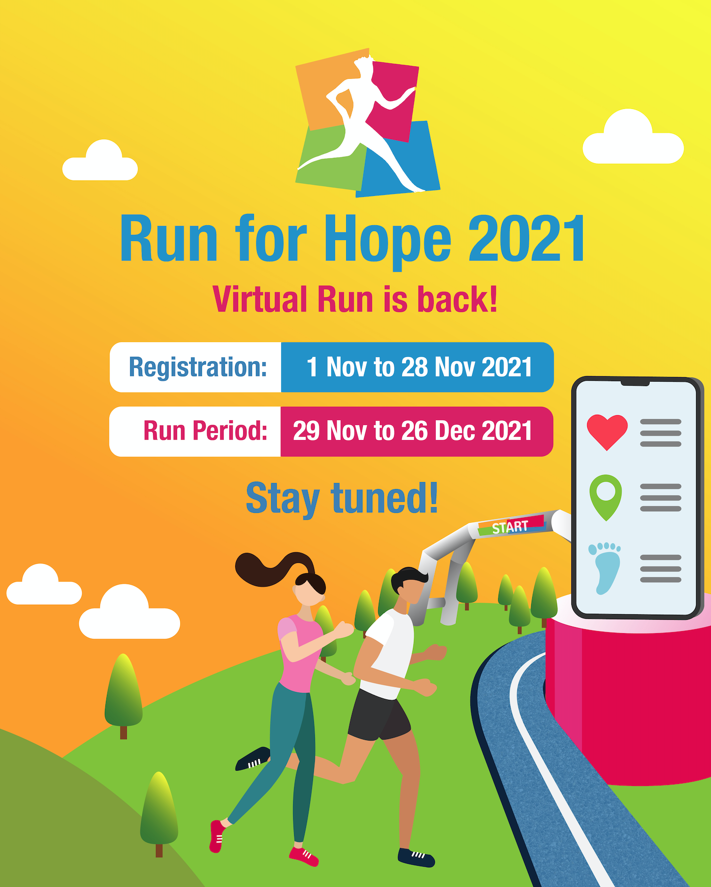 Logo of Run For Hope 2021 Virtual Run
