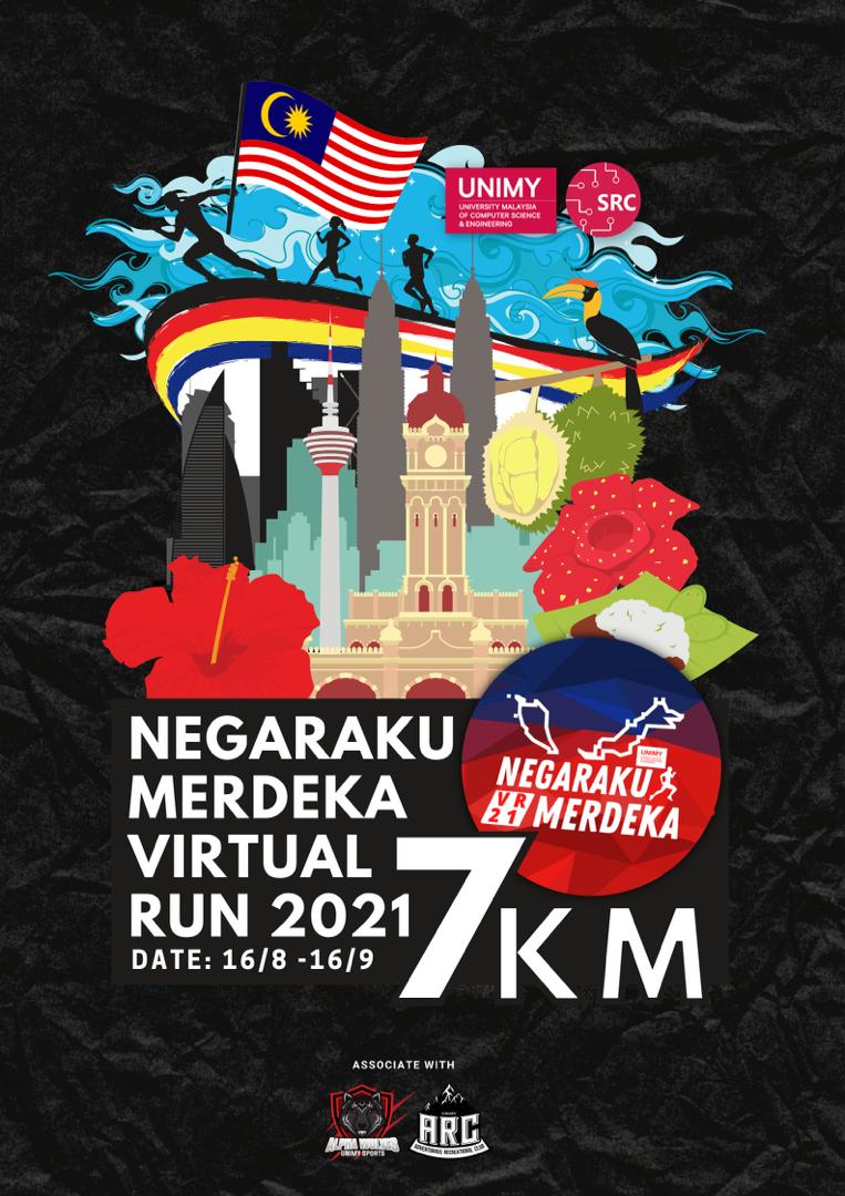 Logo of Negaraku MErdeka Virtual Run 2021