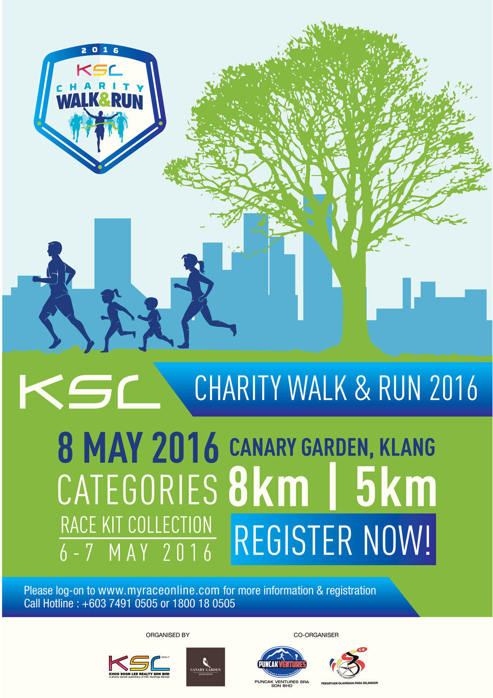 KSL Charity Walk and Run 2016 JustRunLah!