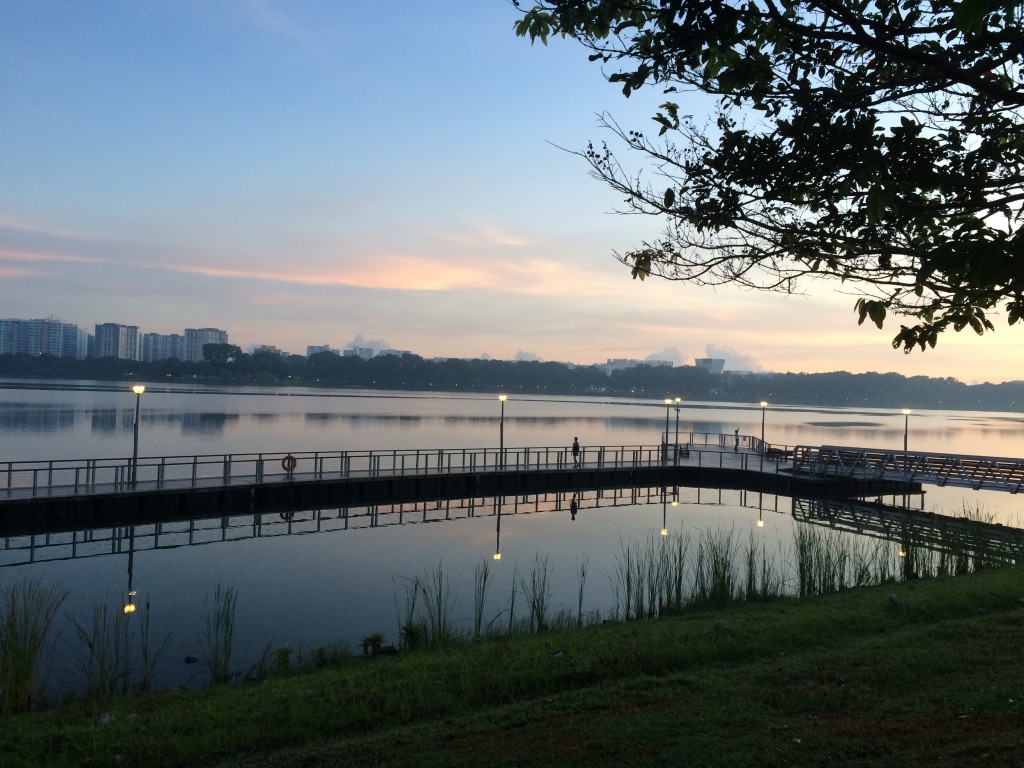 Early morning @ Bedok Reservoir, by Ranjith (Feb 2015)